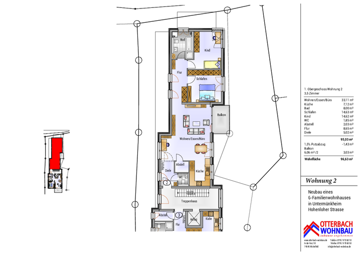 Bild 2: Moderne Wohnung mit Balkon