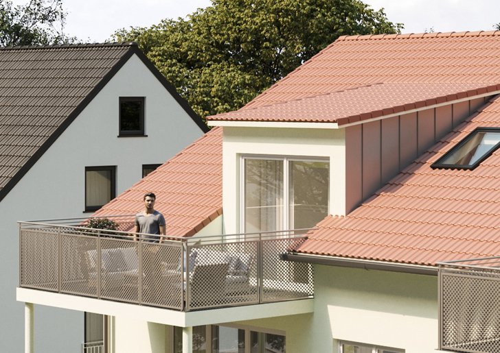 Bild 2: 2,5-Zimmer-Wohnung (DG) mit Balkon