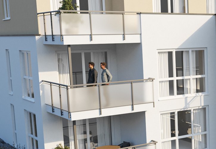 Attraktive 3-Zimmer-Wohnung mit Balkon im Obergeschoss Attraktive 3-Zimmer-Wohnung mit Balkon im Obergeschoss
