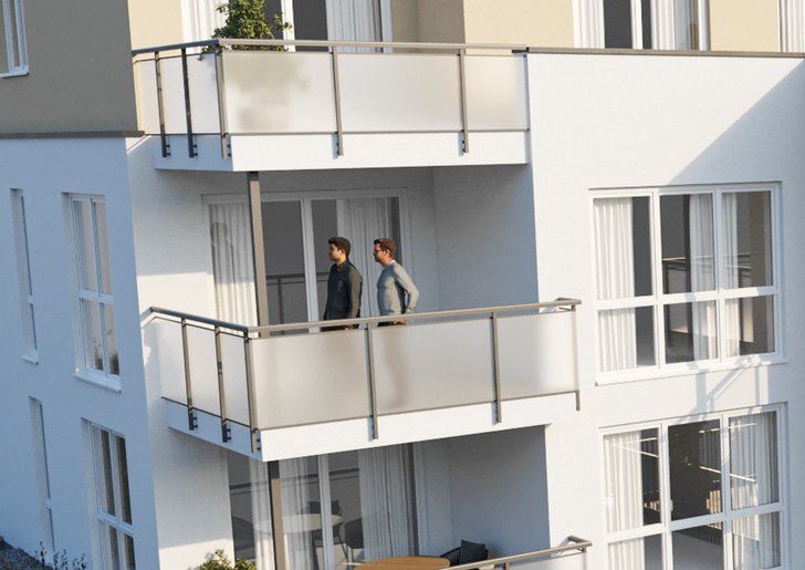 Bild 1: Attraktive 3-Zimmer-Wohnung mit Balkon im Obergeschoss Bild 1: Attraktive 3-Zimmer-Wohnung mit Balkon im Obergeschoss