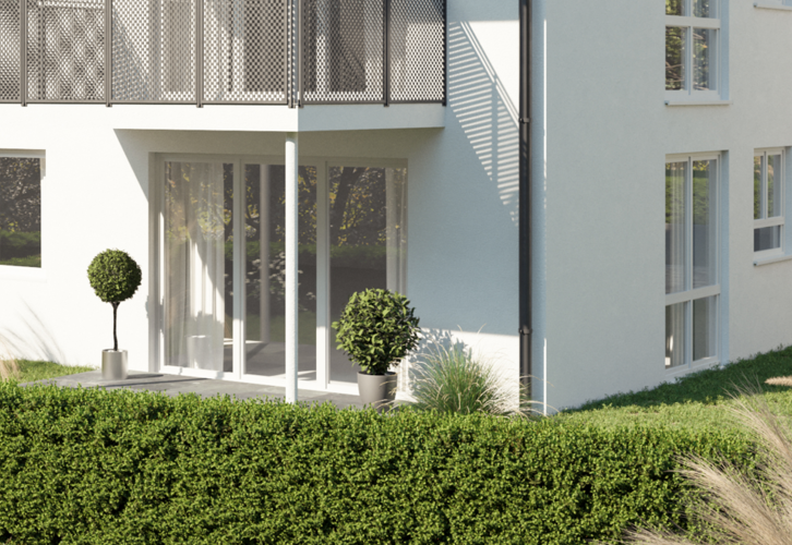 4-Zi-Wohnung (EG) mit Terrasse und Gartenanteil 4-Zi-Wohnung (EG) mit Terrasse und Gartenanteil
