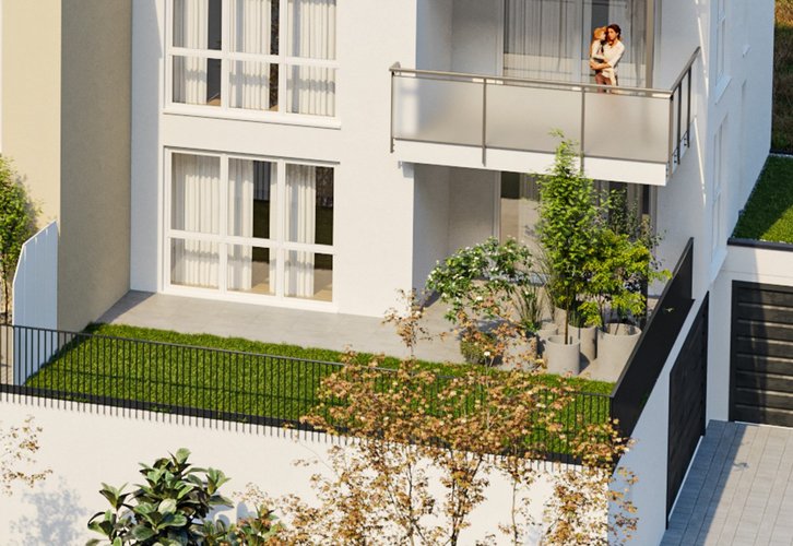 Großzügige 3-Zimmer-Erdgeschosswohnung mit Terrasse und Garten Großzügige 3-Zimmer-Erdgeschosswohnung mit Terrasse und Garten