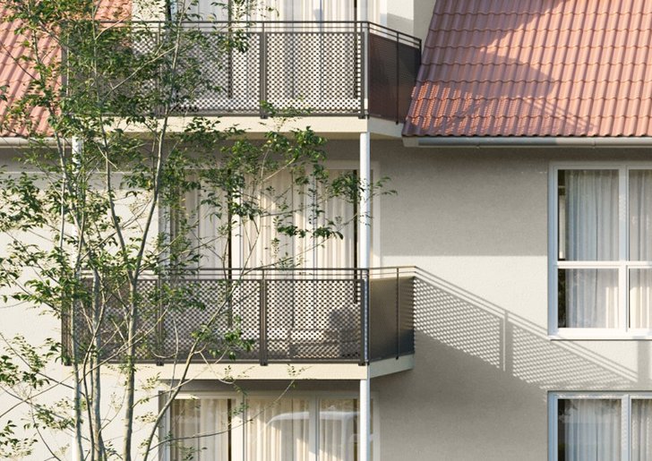 Bild 1: 4-Zi-Wohnung (OG) mit Balkon Bild 1: 4-Zi-Wohnung (OG) mit Balkon