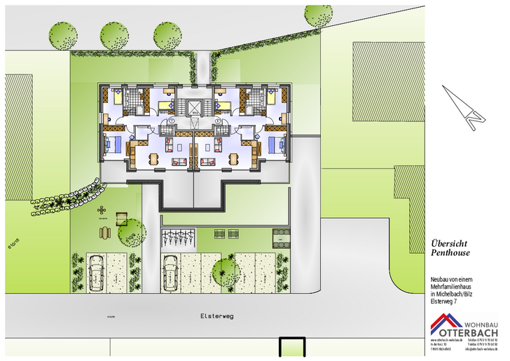 Bild 4: Exklusive 4-Zimmer-Penthousewohnung mit Dachterrasse Bild 4: Exklusive 4-Zimmer-Penthousewohnung mit Dachterrasse