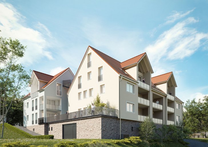 Bild 2: Erstbezug - Exklusive 2-Zi-Whg in Waldenburg mit Panoramablick zu vermieten! Bild 2: Erstbezug - Exklusive 2-Zi-Whg in Waldenburg mit Panoramablick zu vermieten!