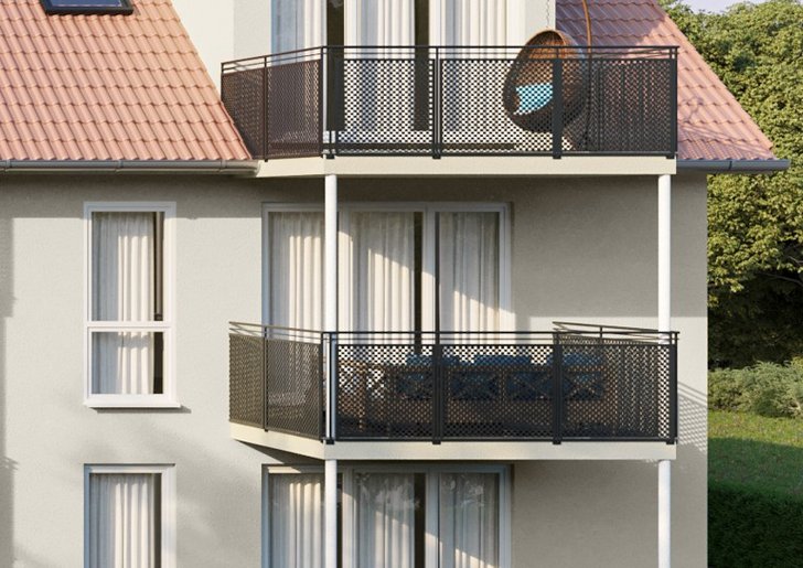 Bild 1: 3-Zi-Wohnung (OG) mit Balkon Bild 1: 3-Zi-Wohnung (OG) mit Balkon