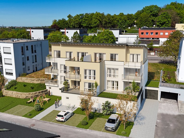 Modernses Mehrfamilienhaus in Michelbach