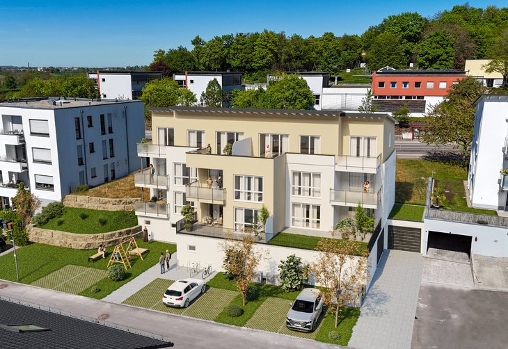 Modernses Mehrfamilienhaus in Michelbach