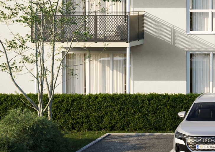 Bild 1: 4-Zi-Wohnung (EG) mit Terrasse und Gartenanteil